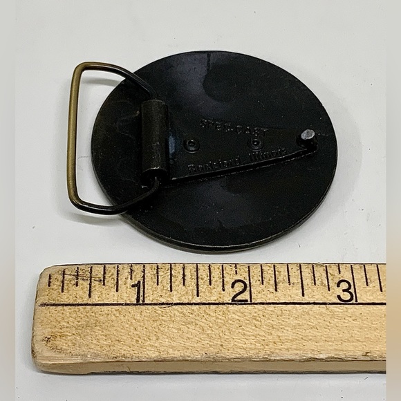 1970s Vintage Solid Bronze GERBER BABY Spec Cast Belt Buckle - Picture 13 of 16